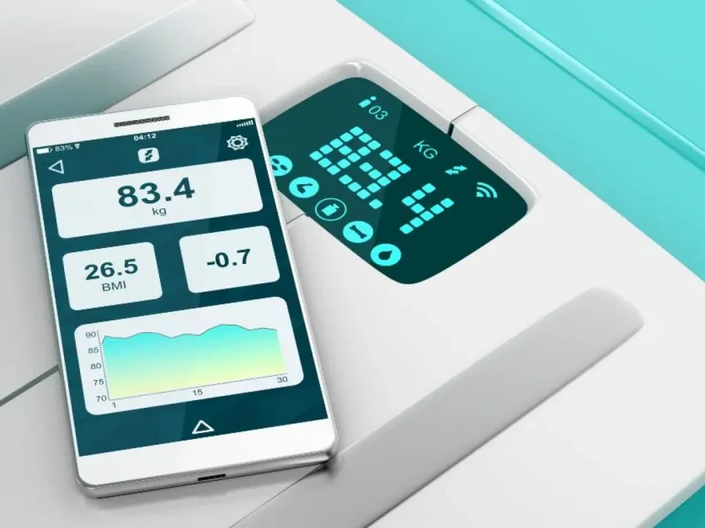 timbangan analitik yang terkoneksi IoT