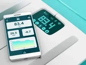 timbangan analitik yang terkoneksi IoT