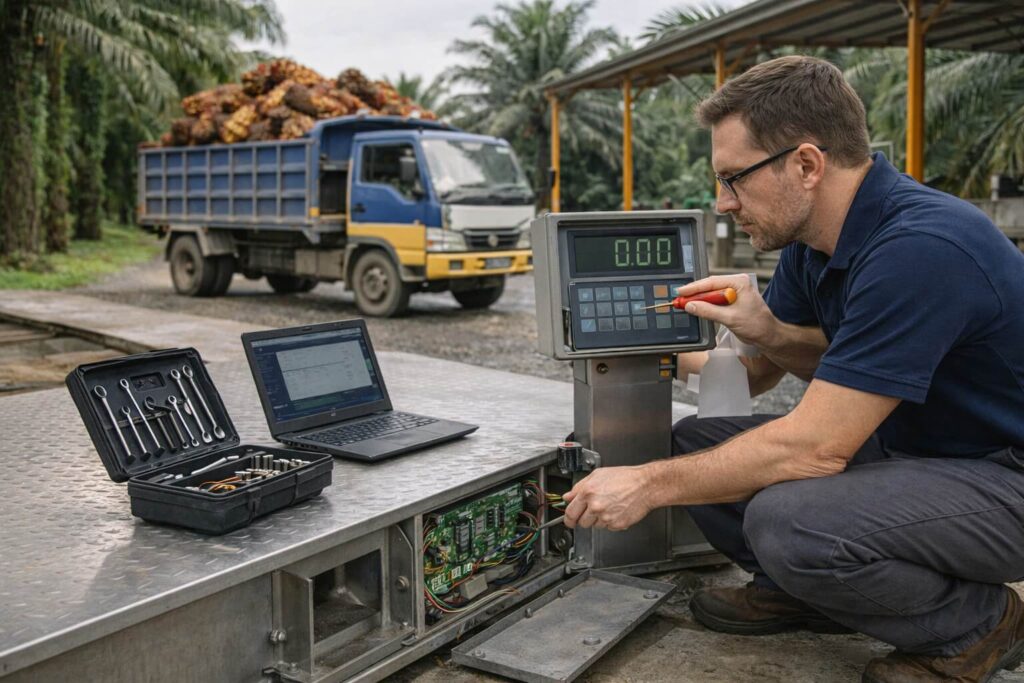Jasa Service Timbangan Pabrik Kelapa Sawit & Plantation