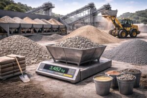 Timbangan Agregat Timbangan untuk Menimbang Agregat, Pasir, dan Kerikil