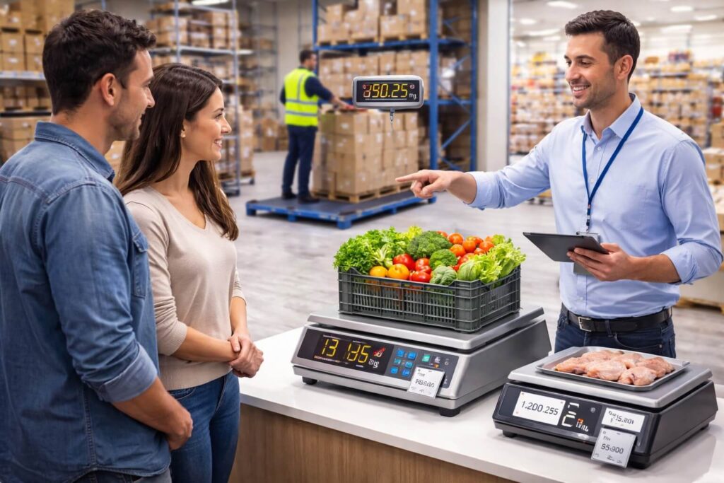 Demo Timbangan Digital untuk Retail dan Gudang
